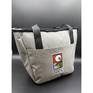 Merchant & Craft Nikkei Open Insulated Tote Cooler Bag NWT Gray Canvas 14"x10"